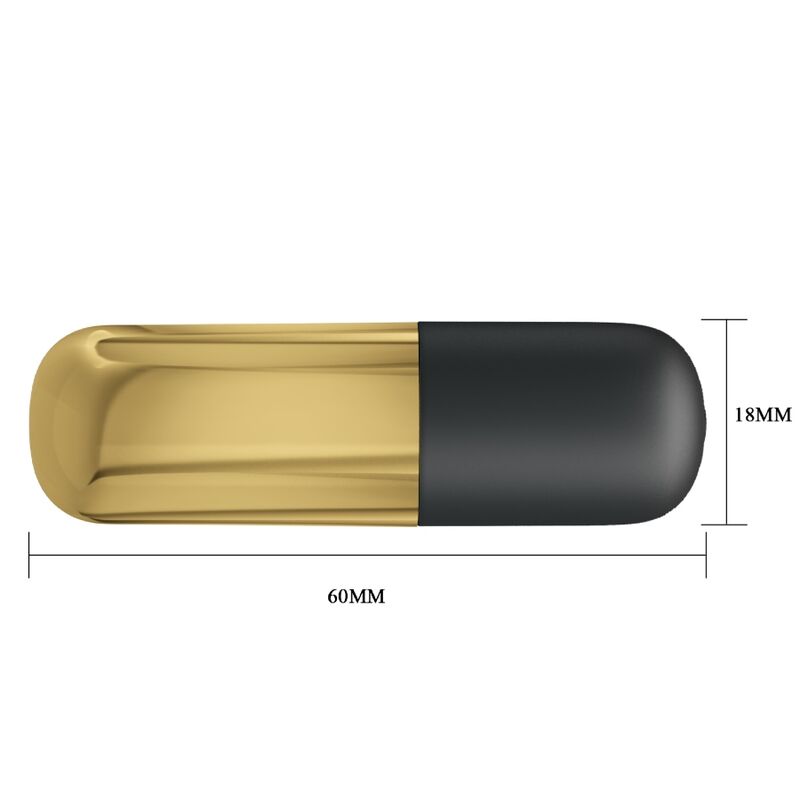 Stimulateur Bullet Rechargeable Doré - Pretty Love