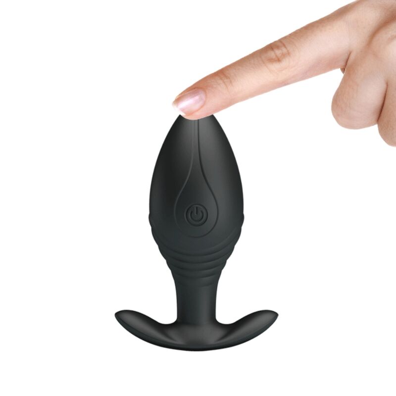 Plug Anal Vibrant Pretty Love Noir avec Télécommande