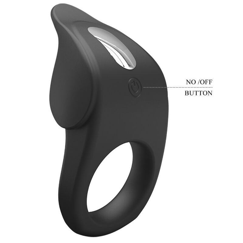 Anneau Pénien Vibrant Susanna Noir - Pretty Love