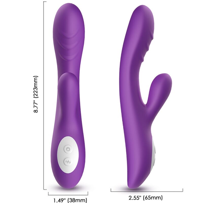 Vibromasseur Spark Effet Chaleur Violet - Armony