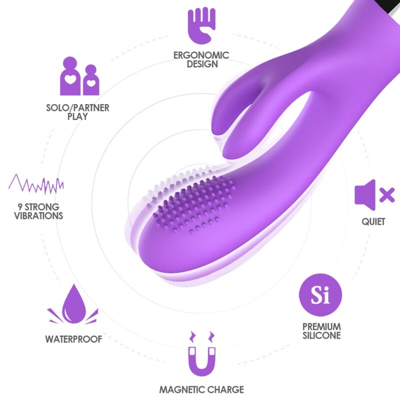 Vibromasseur Lapin Armony Violet - Armony