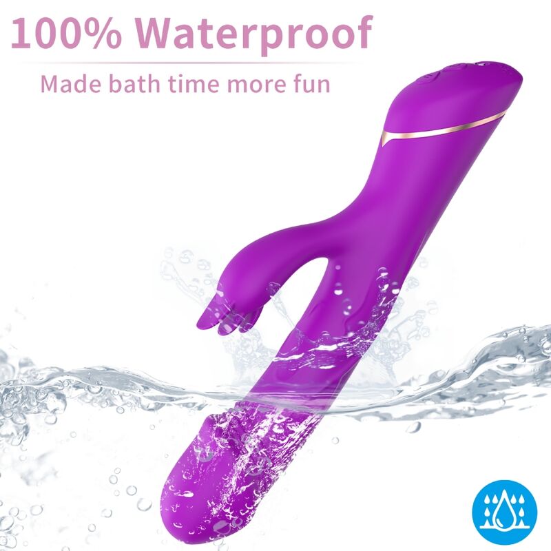 Vibromasseur Lapin Armony Double Stimulation Violet - Armony