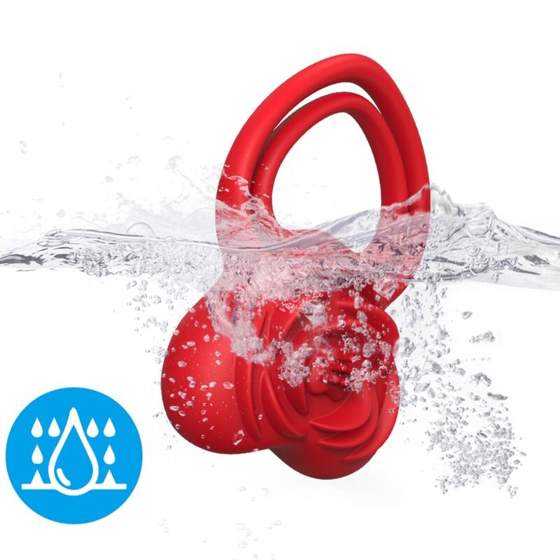 Anneau Vibrant Armony Cœur Rouge - Armony