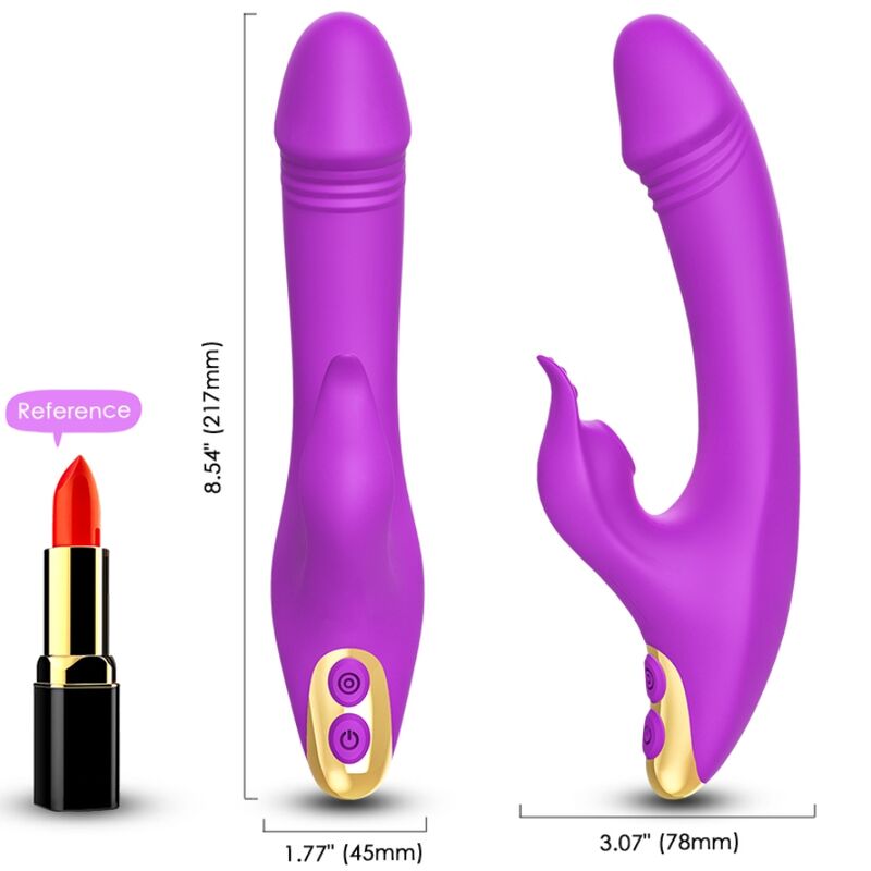 Stimulateur Love Clitoris & Point G Violet - Armony