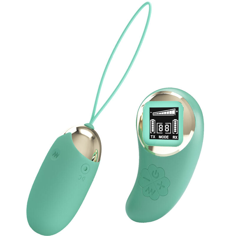 Pretty Love – Mini Oeuf vibrant avec télécommande – Vert
