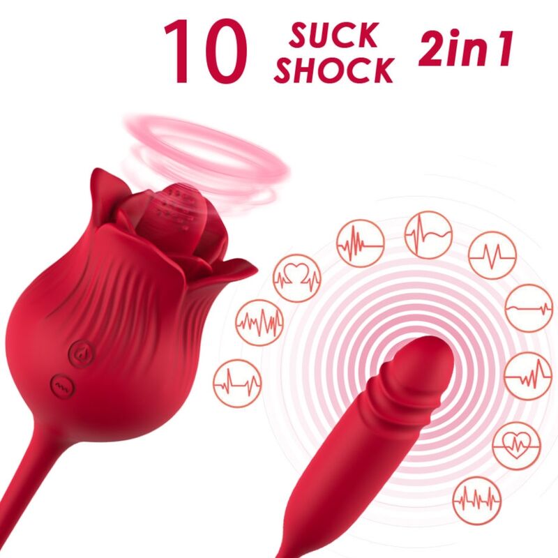Stimulateur Clitoridien Armony Roselip Licking Rouge - Armony