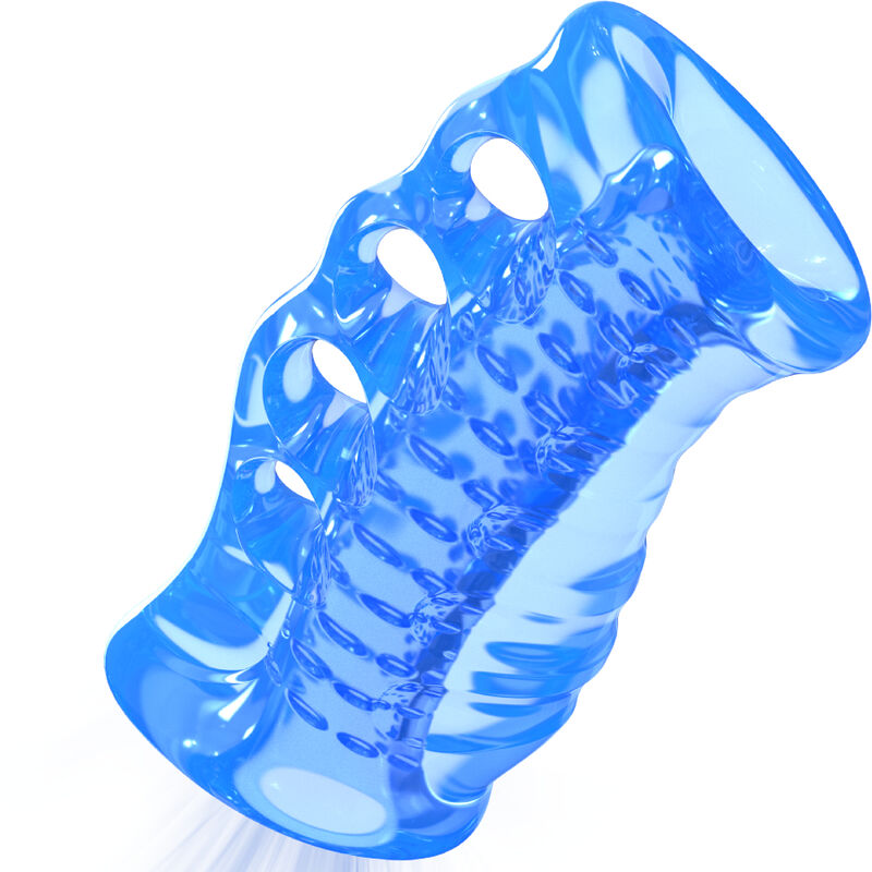 Masturbateur Doigt Bleu 4 Trous - Armony