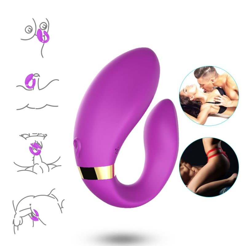 Stimulateur Couples Armony Croissant Violet - Armony