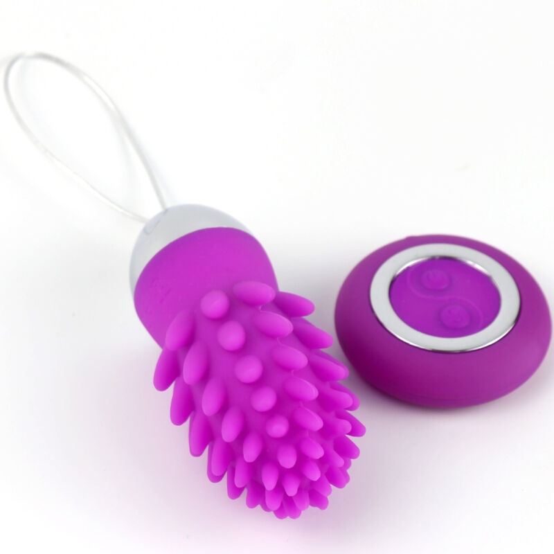 Armony - Œuf vibrant Télécommande en Forme de Cactus avec USB - Violet