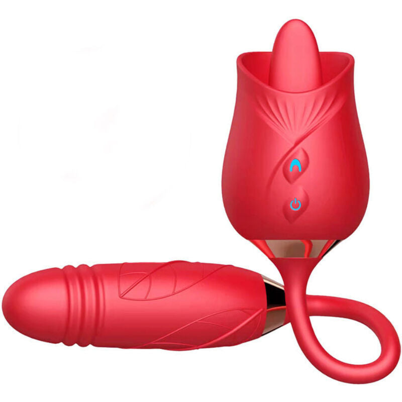 Stimulateur Clitoridien Delight Flower Rouge - Armony