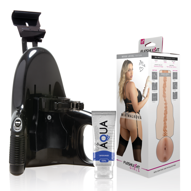 Fleshlight – Pack Masturbateur Automatique + Anus Mia Malkova + Lubrifiant