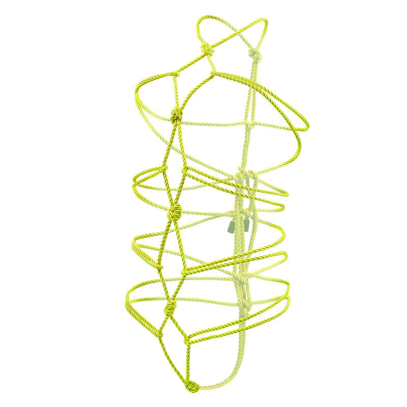 Corde de Bondage Coton Polyester Jaune 10m - CalExotics