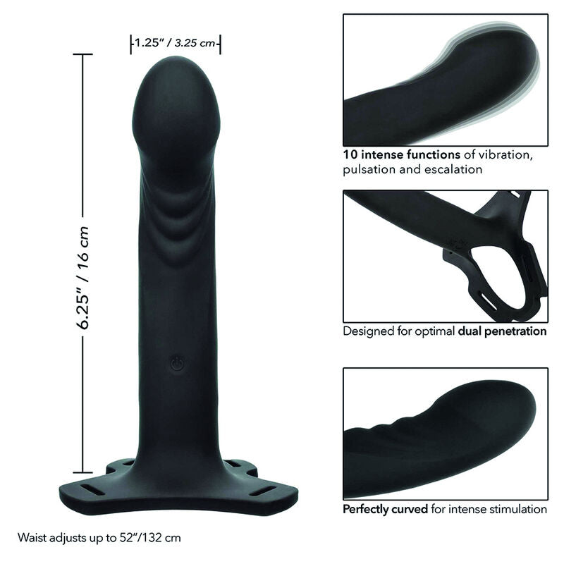 Harnais Vibrant Rechargeable Boundless Multi-Usage - CalExotics