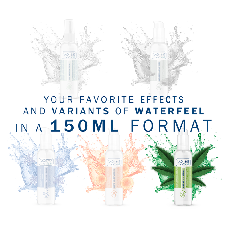 Waterfeel - Lubrifiant à base d’eau arôme cannabis - 150 ml