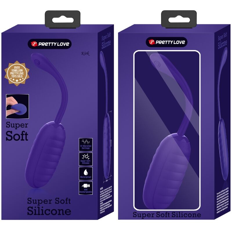 Oeuf Vibrant Rechargeable Silicone Violet - Pretty Love