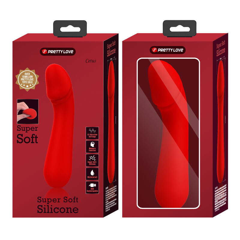 Vibromasseur Point G Cetus Rouge - Pretty Love - PRETTY LOVE SMART
