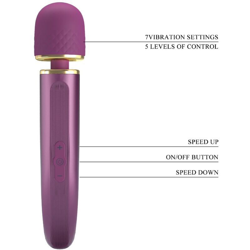 Masseur Vibrant Pretty Love 7 Modes Violet - Pretty Love