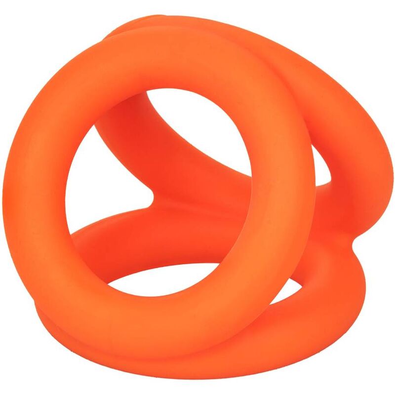 Anneau Pénien Alpha Tri-Anneau Orange - CalExotics