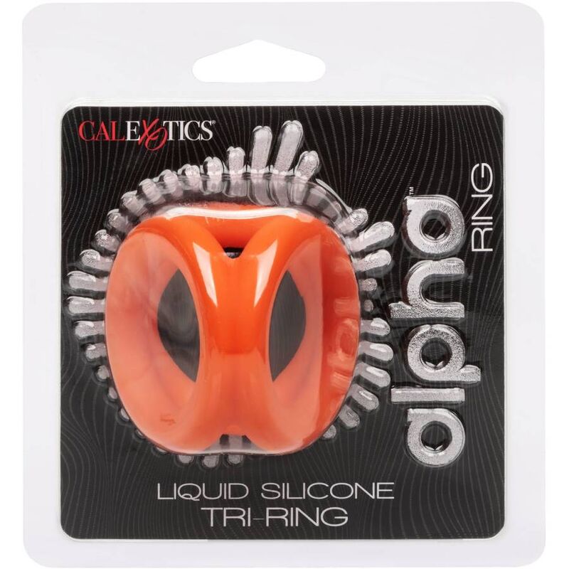 Anneau Pénien Alpha Tri-Anneau Orange - CalExotics