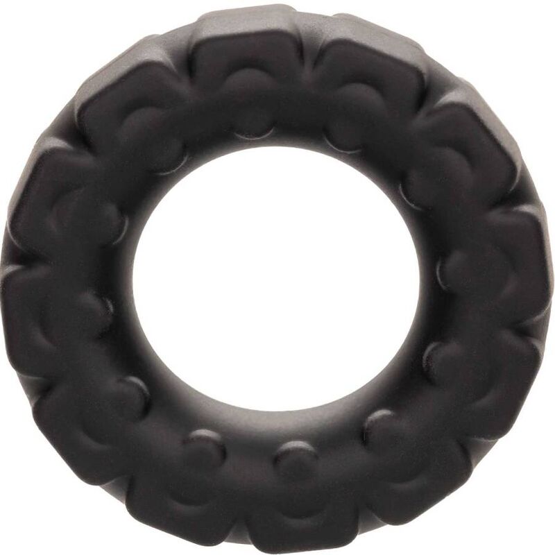 Anneau Pénien Alpha Liquid Silicone Prolong Noir - CalExotics