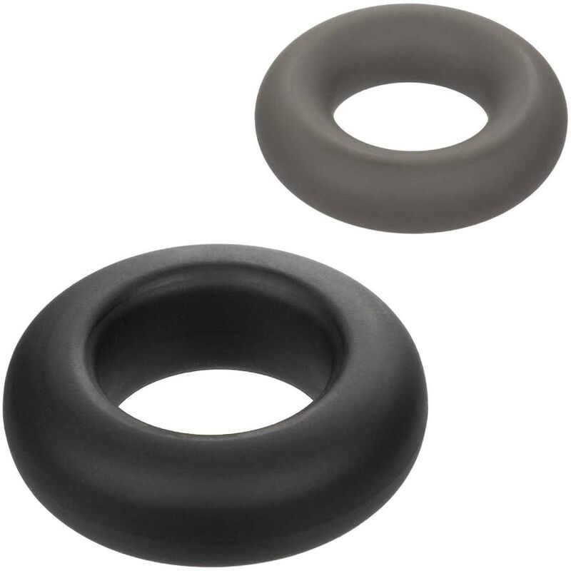 Anneau Pénien Alpha Prolong Lot de 2 Gris - CalExotics