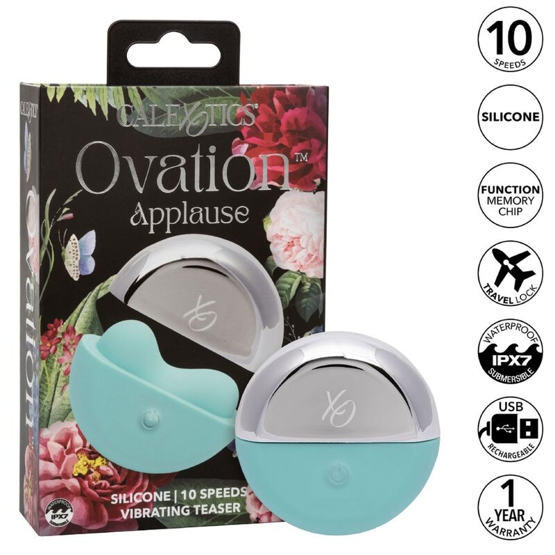 Stimulateur Ovation Applause Vert Aqua - CalExotics