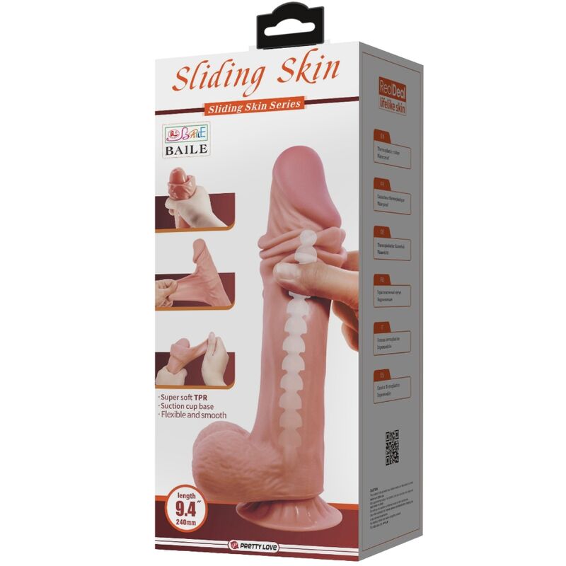 Gode XXL Ultra-Réaliste Pretty Love Marron 24cm - Pretty Love