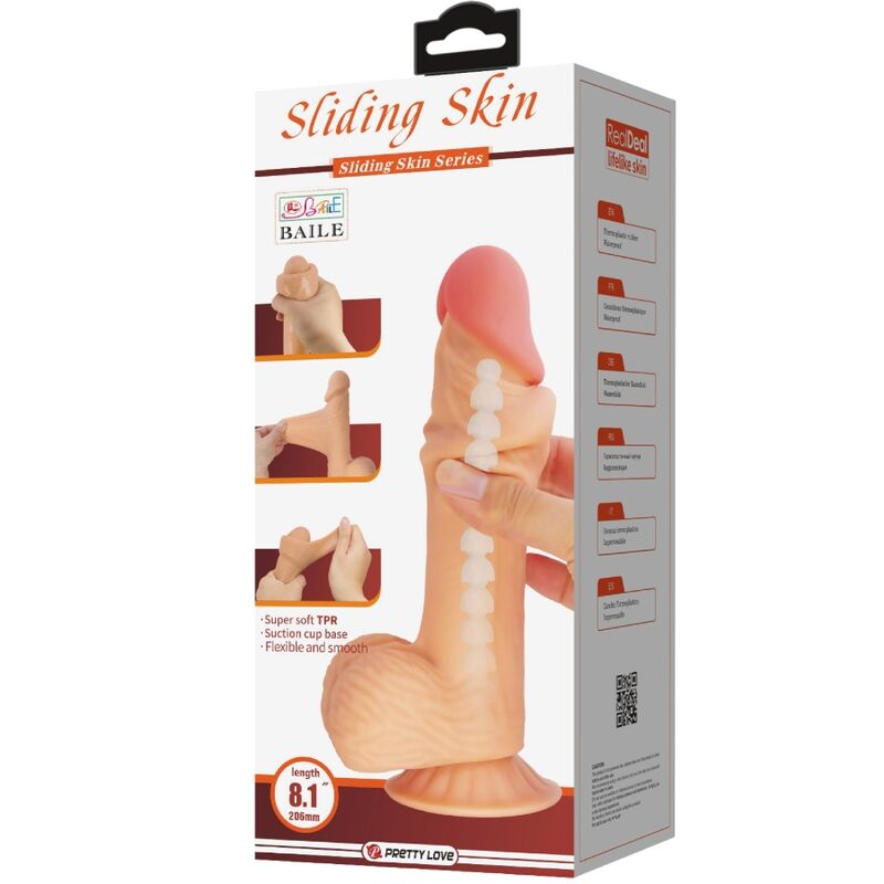 Gode Réaliste Michet XL avec Ventouse 21,8 cm - Pretty Love