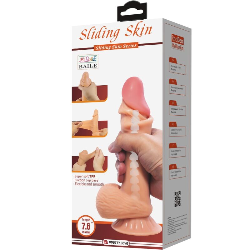Gode Réaliste Pretty Love avec Ventouse 19,4cm - Pretty Love
