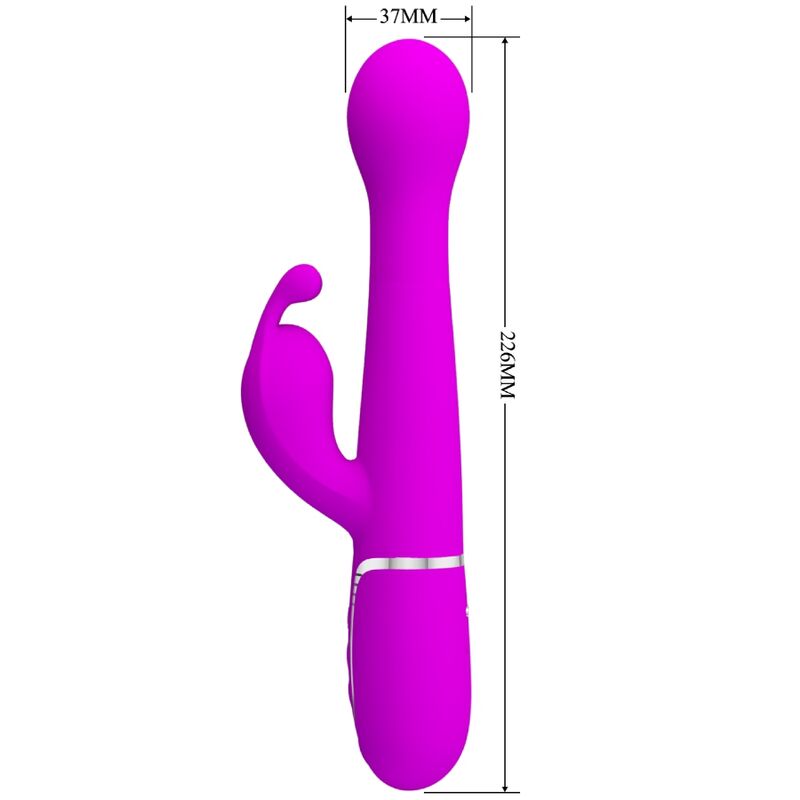 Pretty Love – Stimulateur Rabbit Multifonction 3 en 1 Dejon Violet