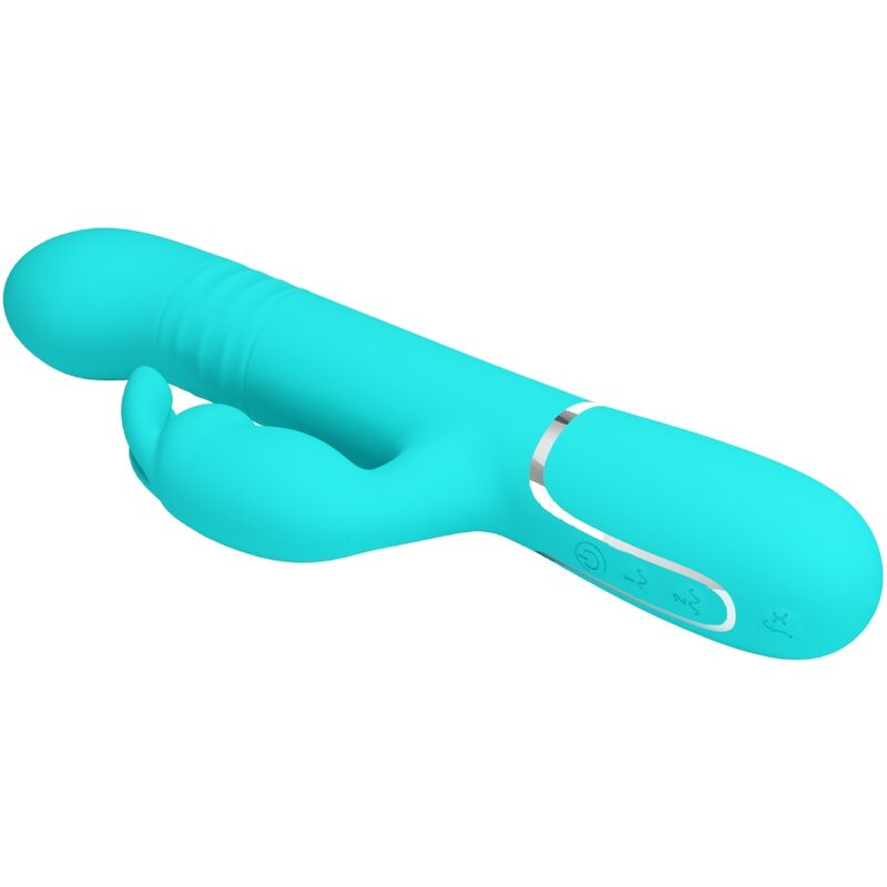 Pretty Love – Vibromasseur Rabbit Coale Multifonction 4 en 1 Bleu