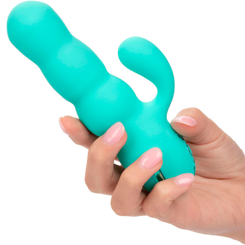 Vibromasseur Rabbit Del Mar Diva Aqua Green - CalExotics