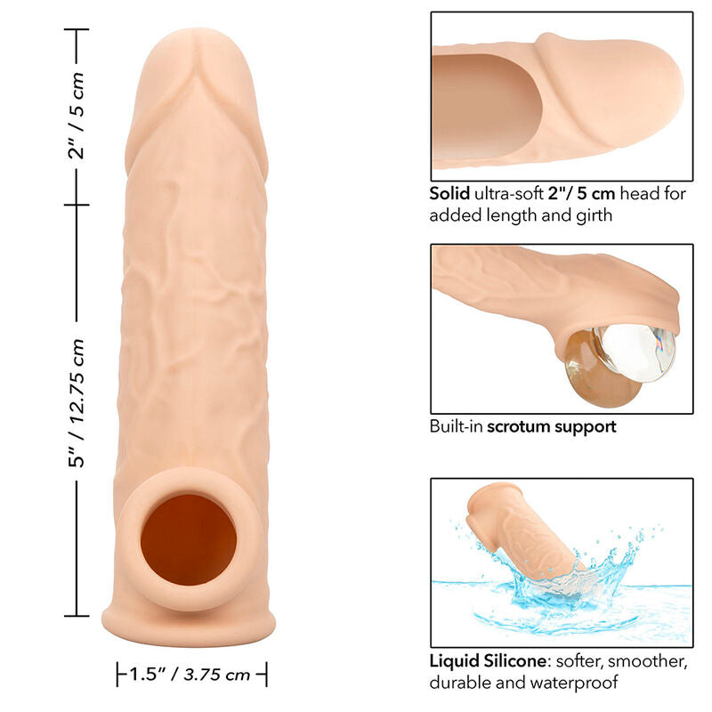 Gaine Pénis Performance Maxx 7 Beige +5cm - CalExotics