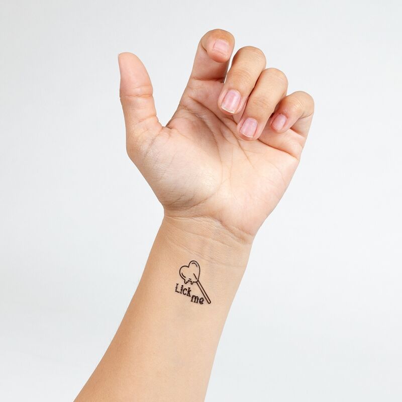 Secret Play - 10 Tatouages Temporaires Candy Collection