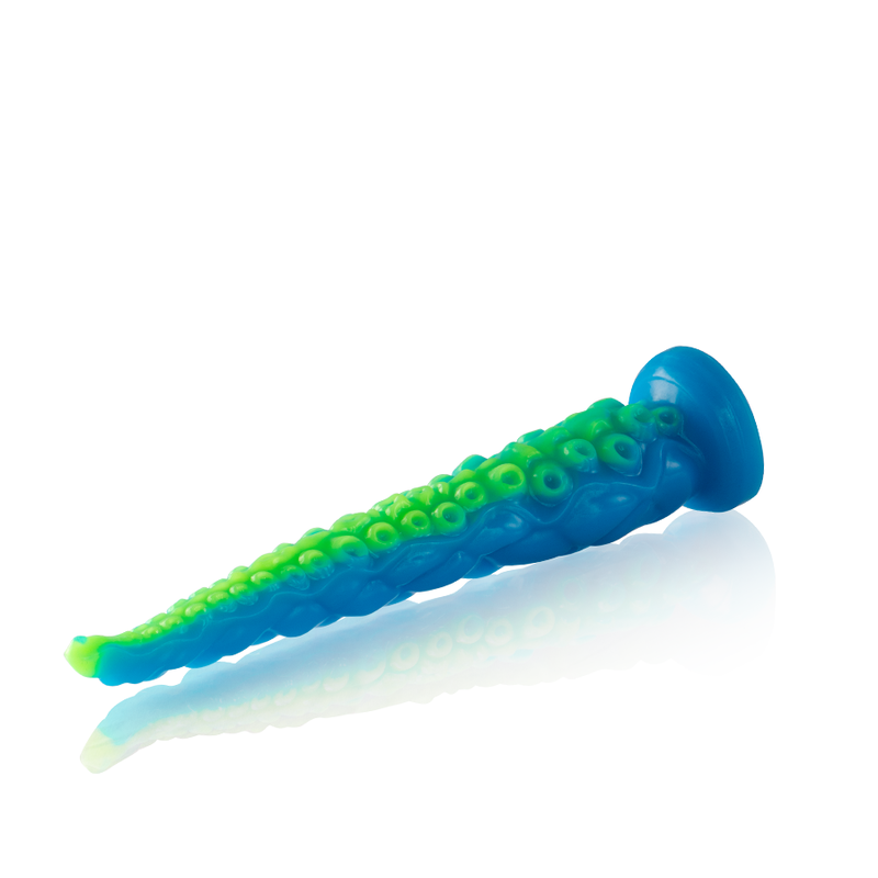 Gode ventouse tentacule petite taille Scylla - Phosphorescent - Epic