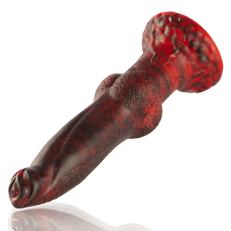 Gode Titan en Flammes, Rechargeable avec Télécommande -  Prometheus - Epic
