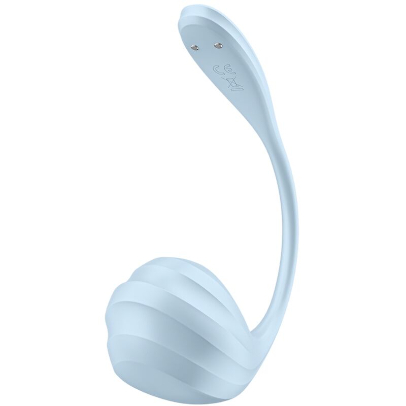 Œuf Vibrant Connecté Smooth Petal Bleu - Satisfyer