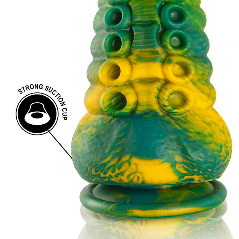 Godemichet Tentacule Vert Cetus, Petite Taille & Plaisir Mythologique - Epic
