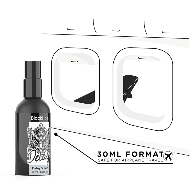Black Hole - Spray retardateur Homme Delay - 30 ml