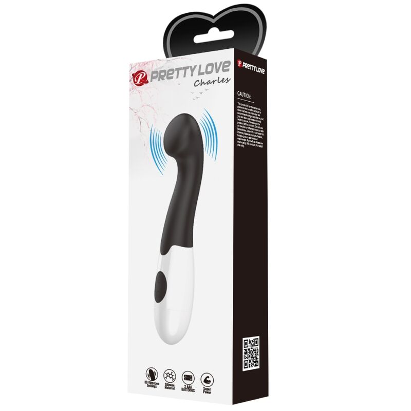 Vibromasseur Charles Point G Noir 30 Modes - Pretty Love