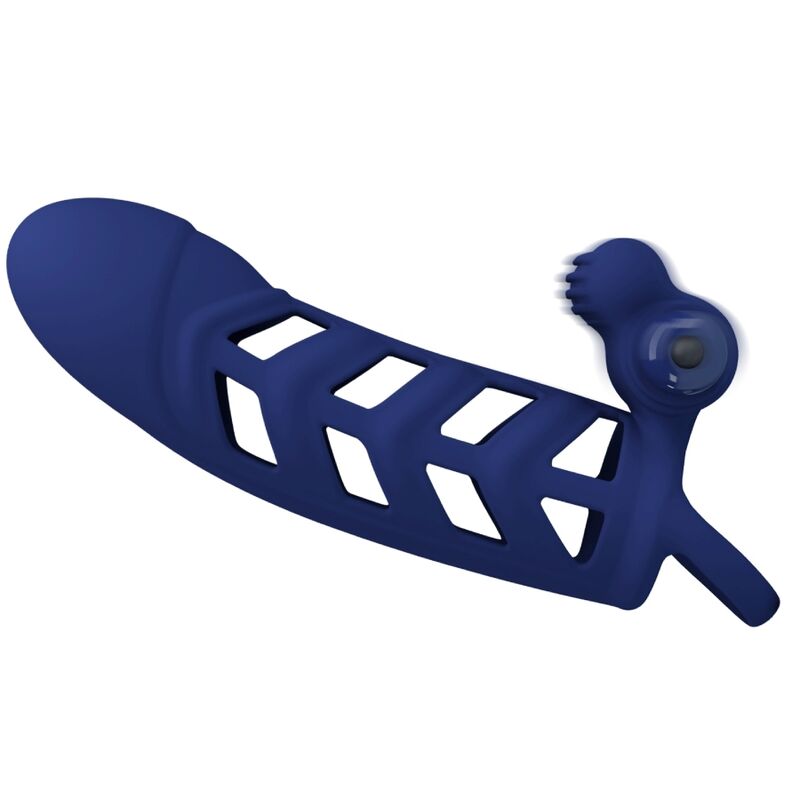 Gaine Pénis Vibrante Pretty Love Silicone Bleu - Pretty Love