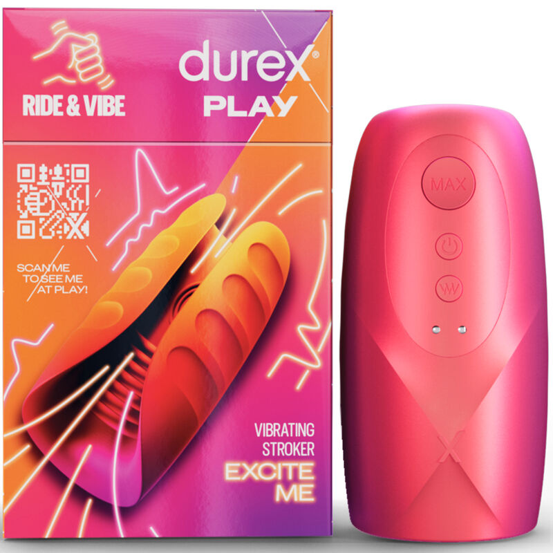Masturbateur Vibrant Durex Play Ride & Vibe Rose - Durex