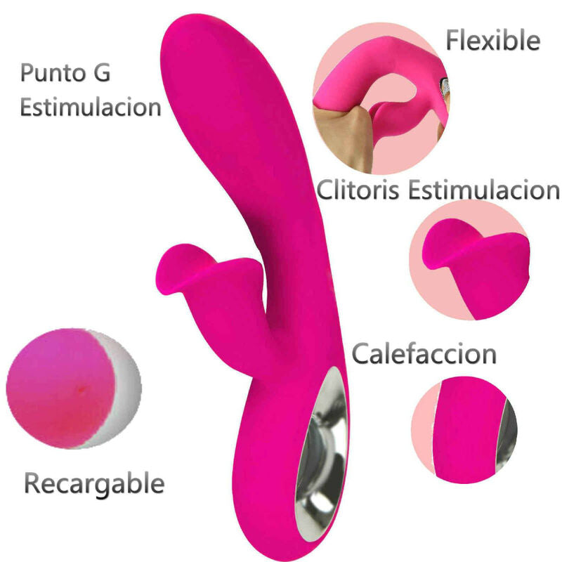 Vibromasseur Daro Fuchsia 21cm Rechargeable - Armony - Armony