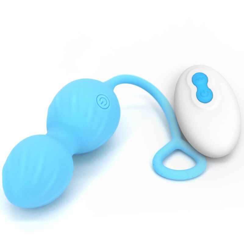 Armony – Boules de Geisha Vibrantes avec Télécommande – Bleu
