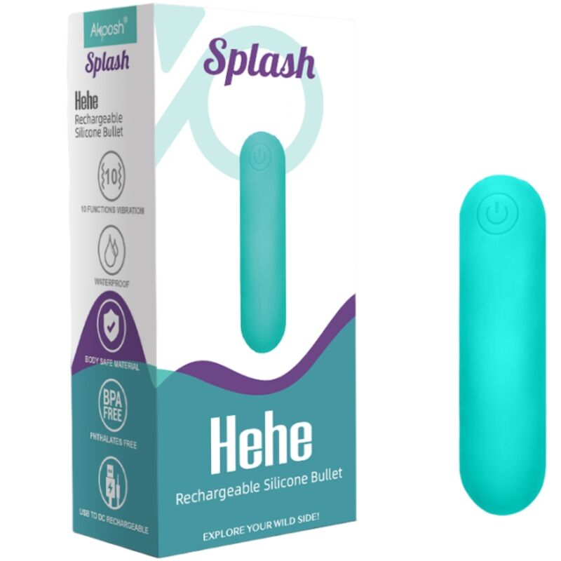 Stimulateur Bullet Splash Hehe Vert 10 Vibrations - Armony - Armony