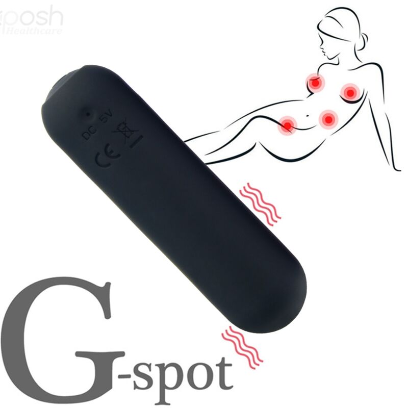 Stimulateur Bullet Splash Haha 10 Vibrations Noir - Armony - Armony
