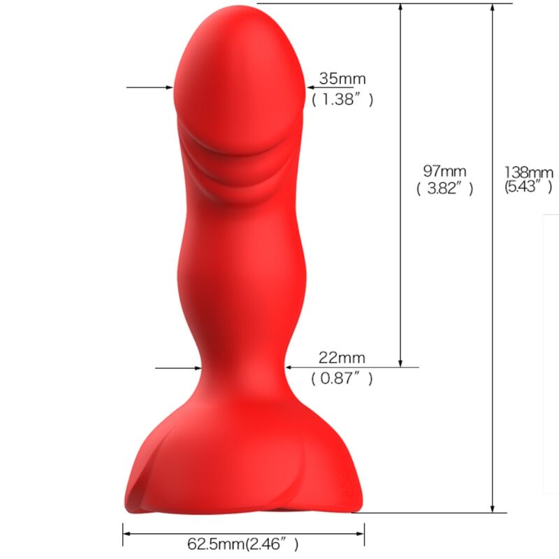 Armony - Vibromasseur Plug Anal avec Télécommande