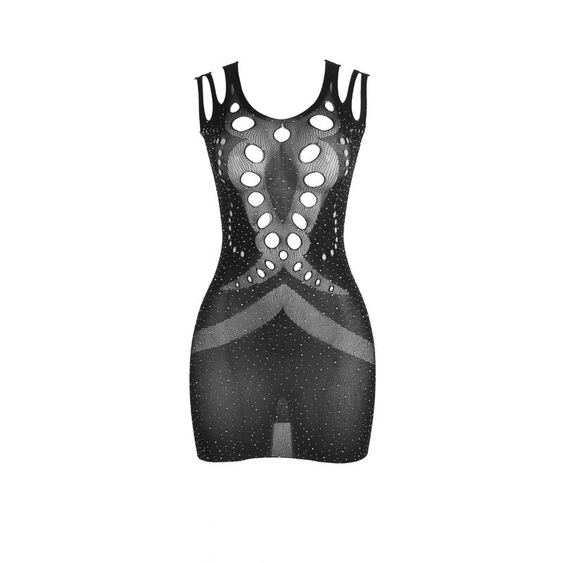 Robe Résille Diamants Brillants Subblime Noir TU - Subblime - SUBBLIME DRESSES