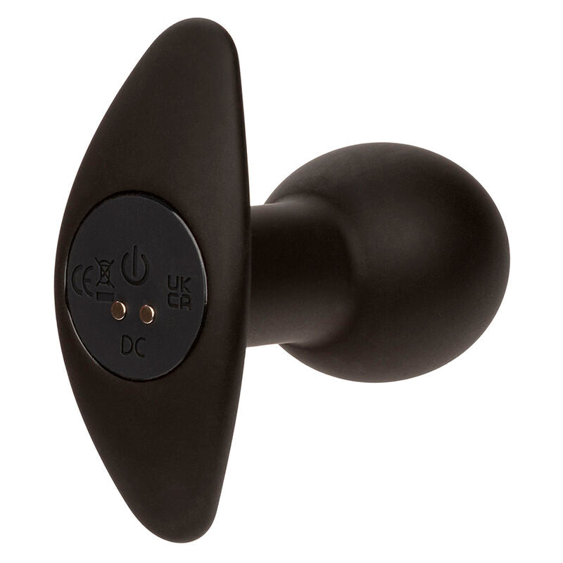 Plug Anal Vibrant Rock Bottom 10 Vibrations Noir - CalExotics
