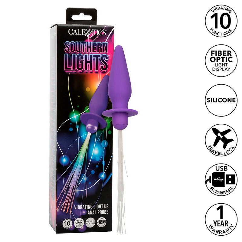 Plug Anal Vibrant Lumineux Southern Lights Violet - CalExotics